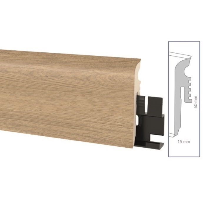 Plinta VIGO 60 hybrid, 160 Stejar Calvia