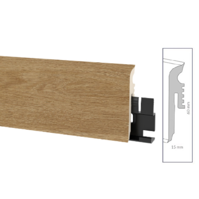 Plinta VIGO 60 hybrid, 159 Stejar Newport