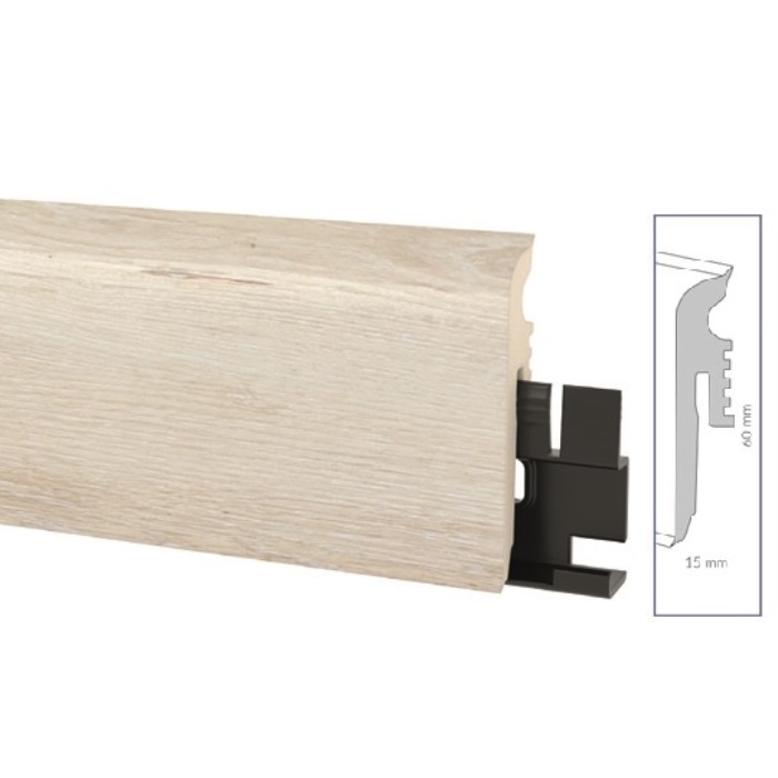 Plinta VIGO 60 hybrid ,102 Stejar Scandinav