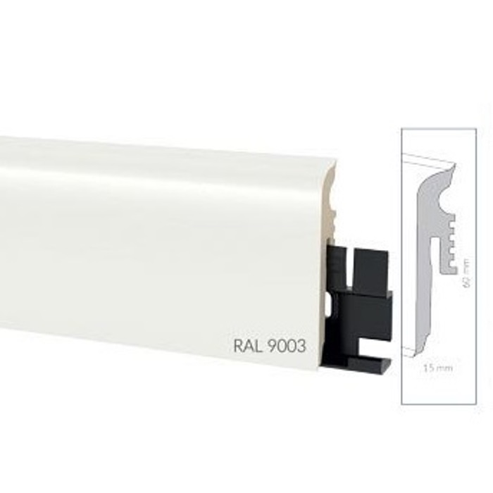 Plinta VIGO 60, Hybrid, alb