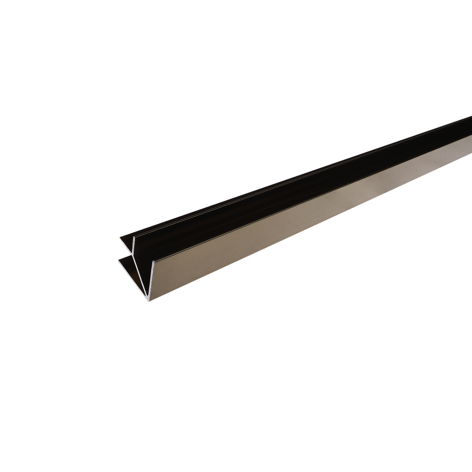 V V10, Profil aluminiu de colț pentru gresie, universal, 2.5 m, Champagne Matt