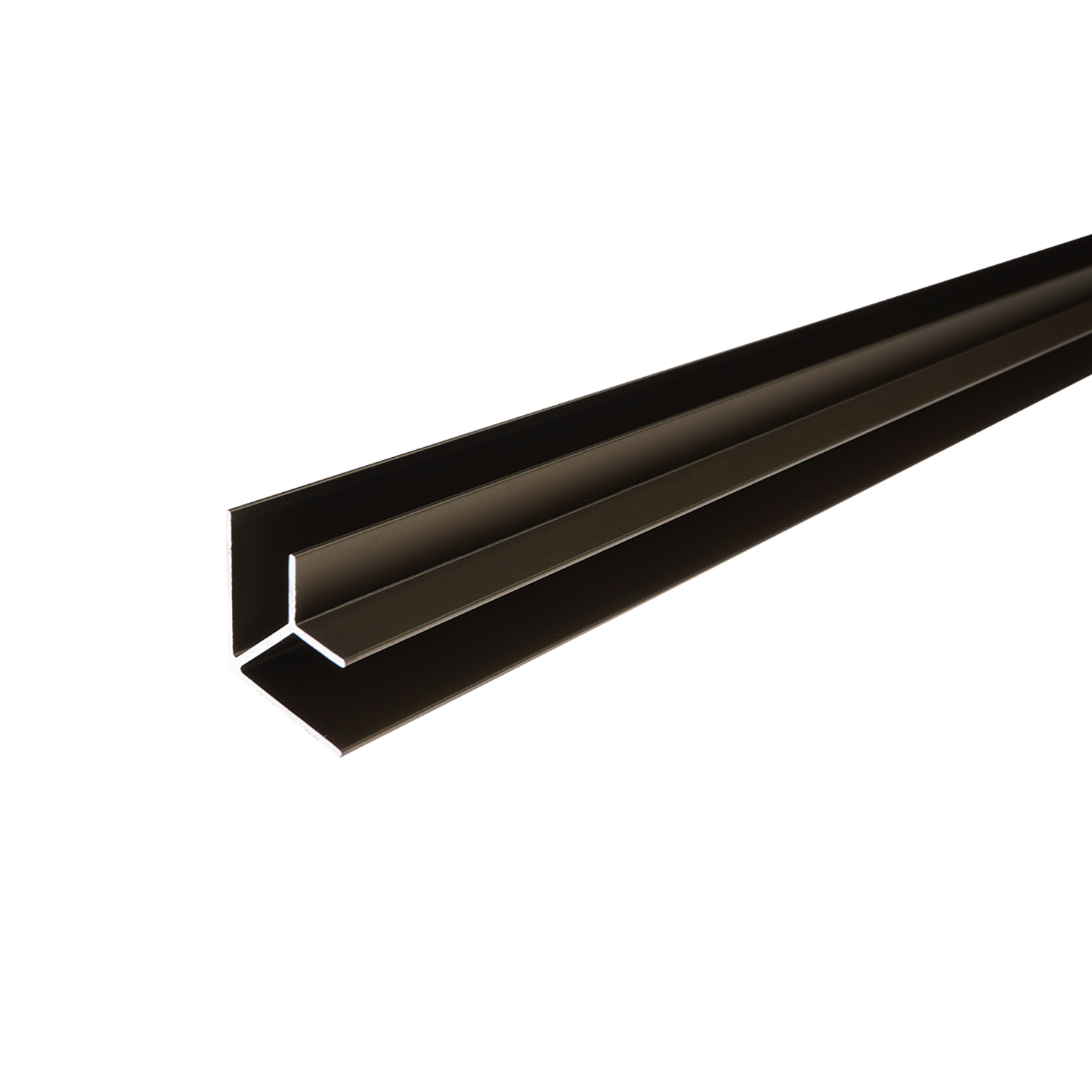 V V10, Алюминиевый угловой профиль для плитки, универсальный, 2,5 м, Полированный титан