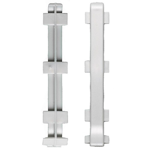 Conexiune plinta AL60, Silver Matt