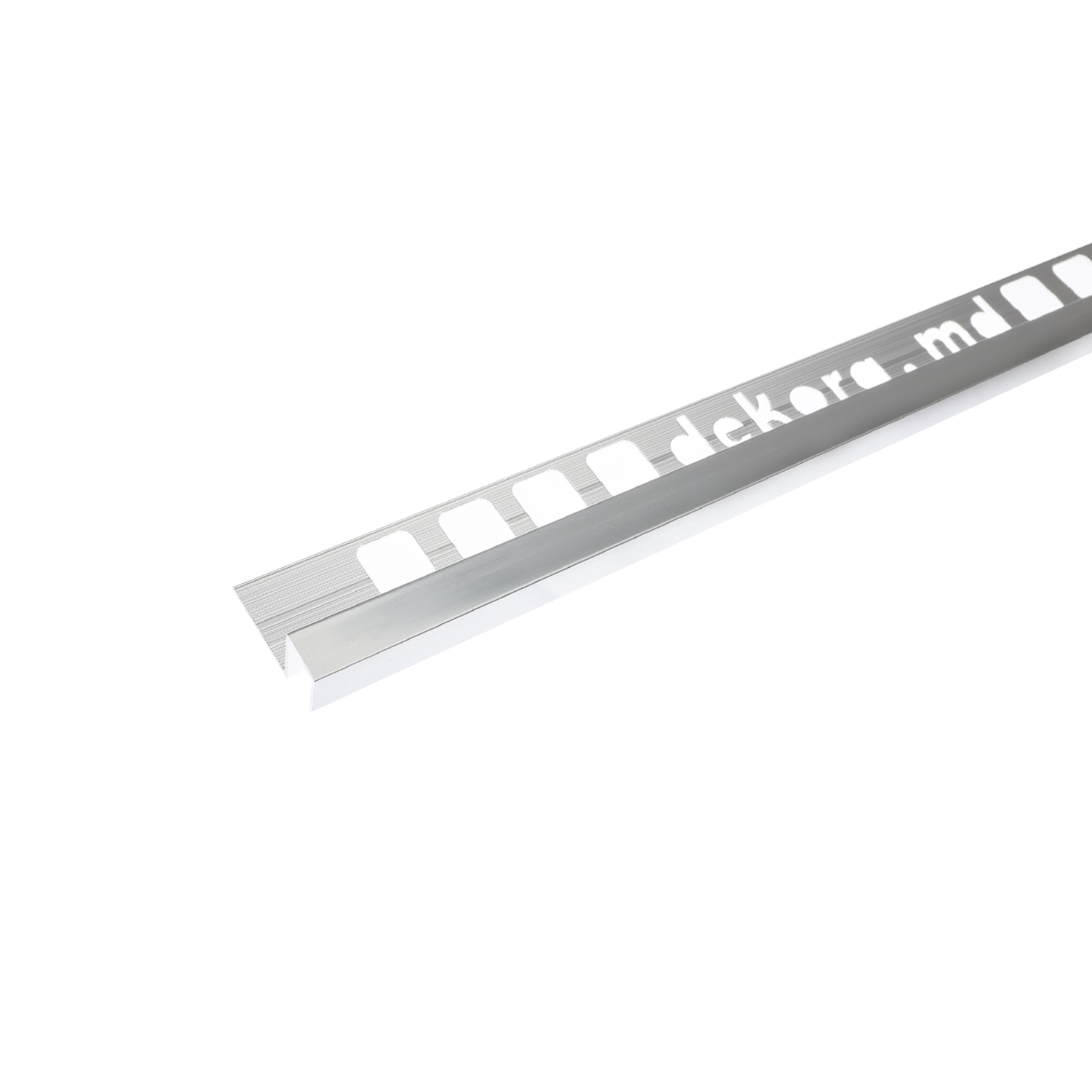 LL10, Profil aluminiu universal cub 10 mm, 2.5 m, Silver Matt