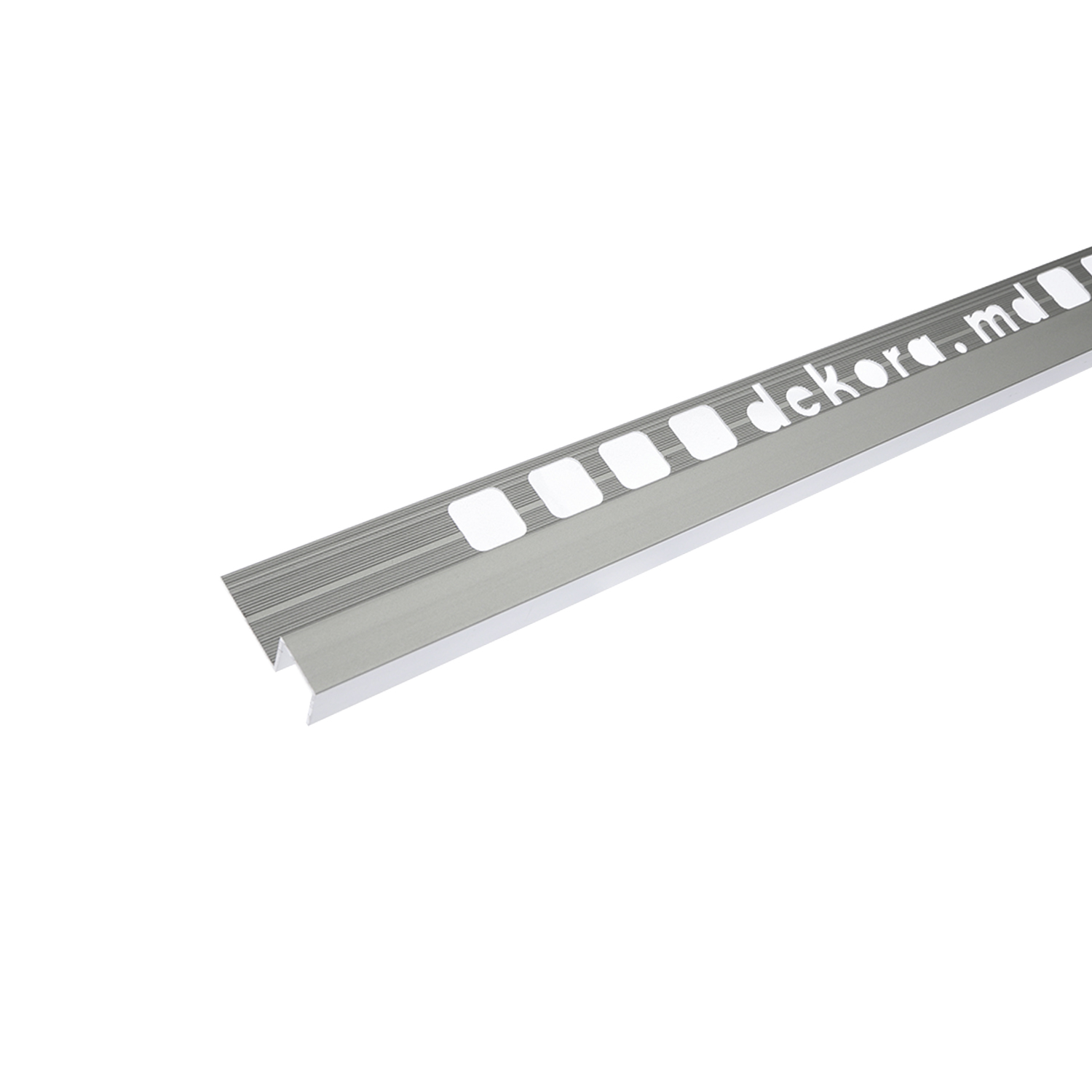 LL12, Profil aluminiu universal cub 12 mm, 2.5 m, Silver Matt