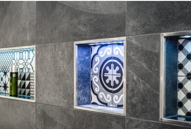 LL12, Profil aluminiu universal cub 12 mm, 2.5 m, Polish Silver