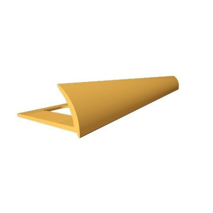 Profil PVC, Caramel, 10 mm extern pentru gresie, 2.5 m