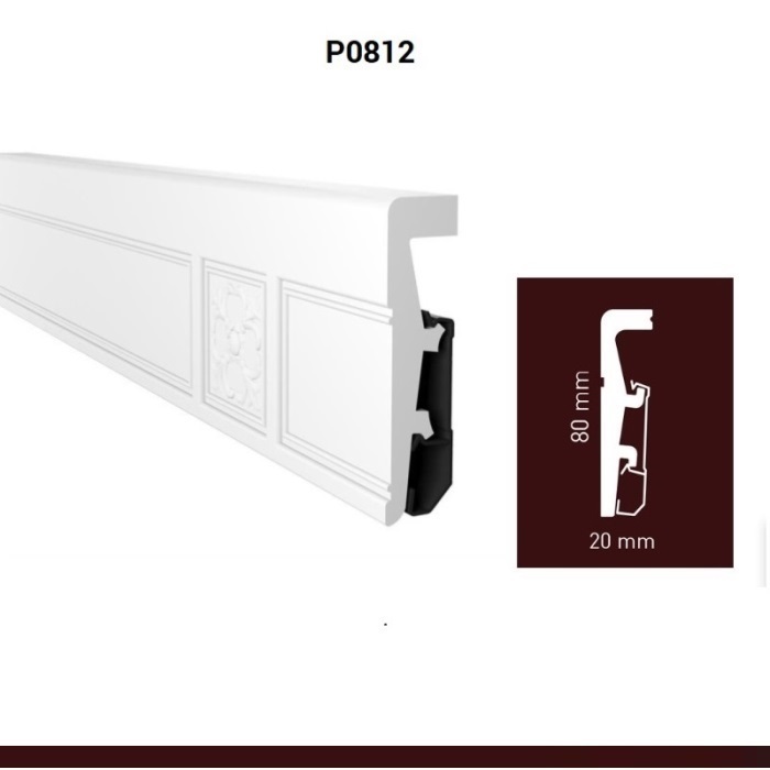 Плинтус из дурополимера VЕGА P0812