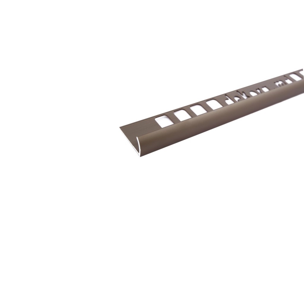 Z12, Profil aluminiu pentru gresie 12 mm, colț exterior, 2.5 m, Champagne Matt