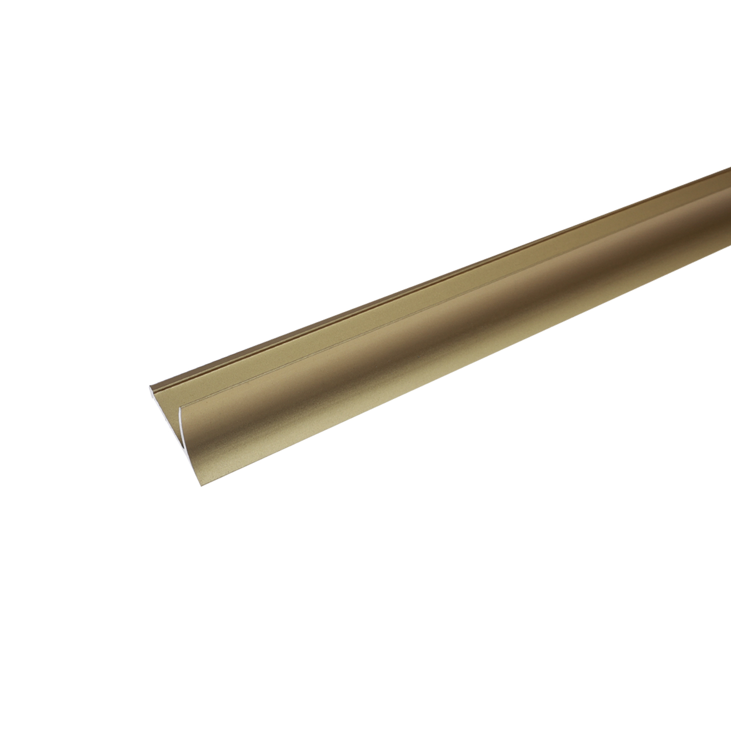W10, Profil aluminiu pentru colț interior, 2.5 m, Gold Matt