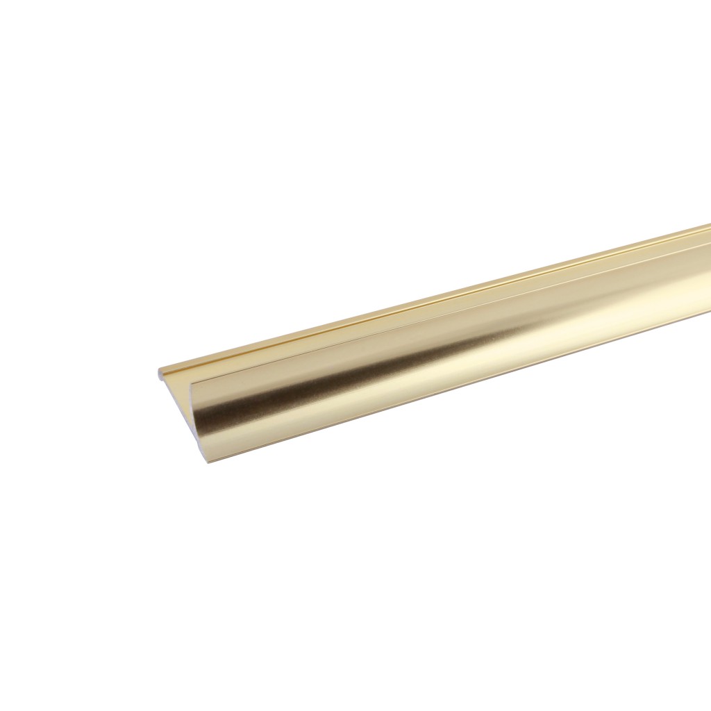 W10, Profil aluminiu pentru colț interior, 2.5 m, Polish Gold