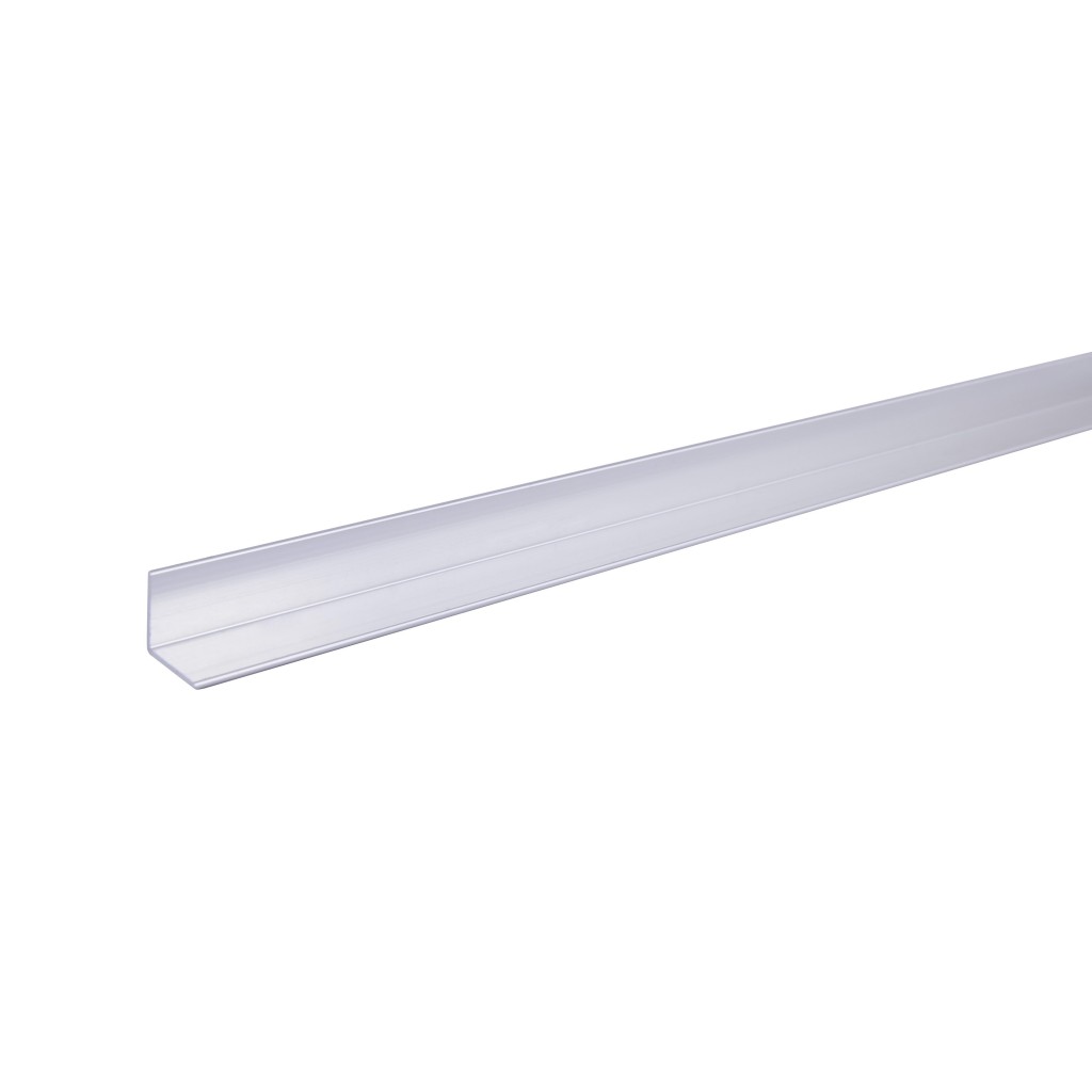 A10 Profil aluminiu universal 10/10 mm, 2.5 m, Polish Silver