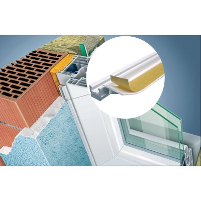Profil din PVC autoadeziv pentru geam 3 mm