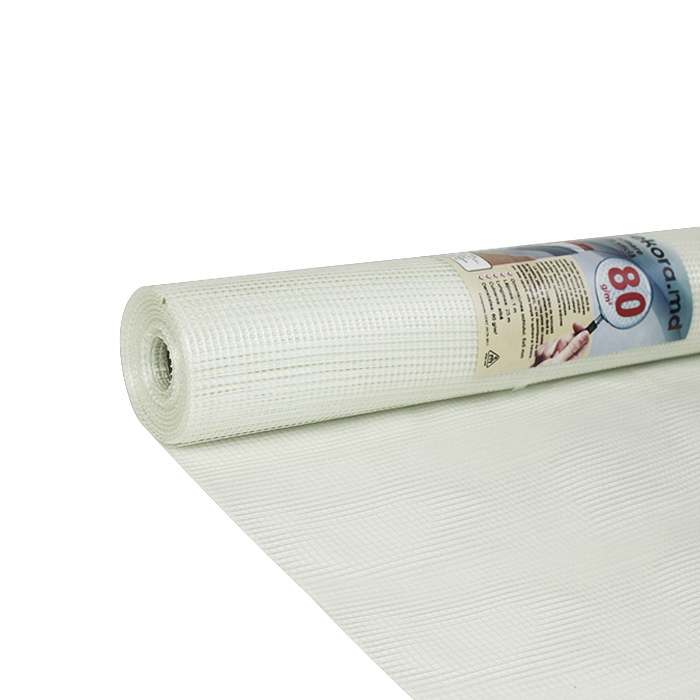 Plasă din fibră de sticlă, Standart, 5×5 mm, 80 gr, 25 m2