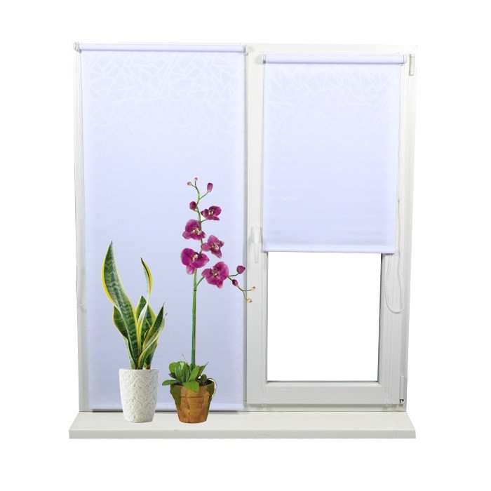 Jaluzele rulou CRYSTAL 2018 Alb 0,40x1,70 m