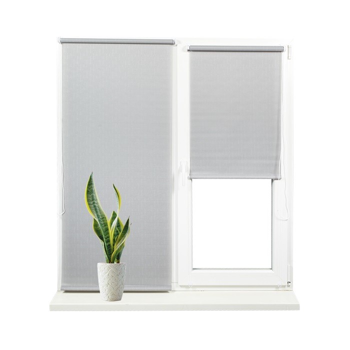 Jaluzele rulou SHANTUNG 510 Gri  0,70×2,10 m (ușă balcon)