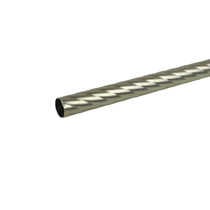 Bară răsucită pentru galerii RITORTO25, Satin, 2m