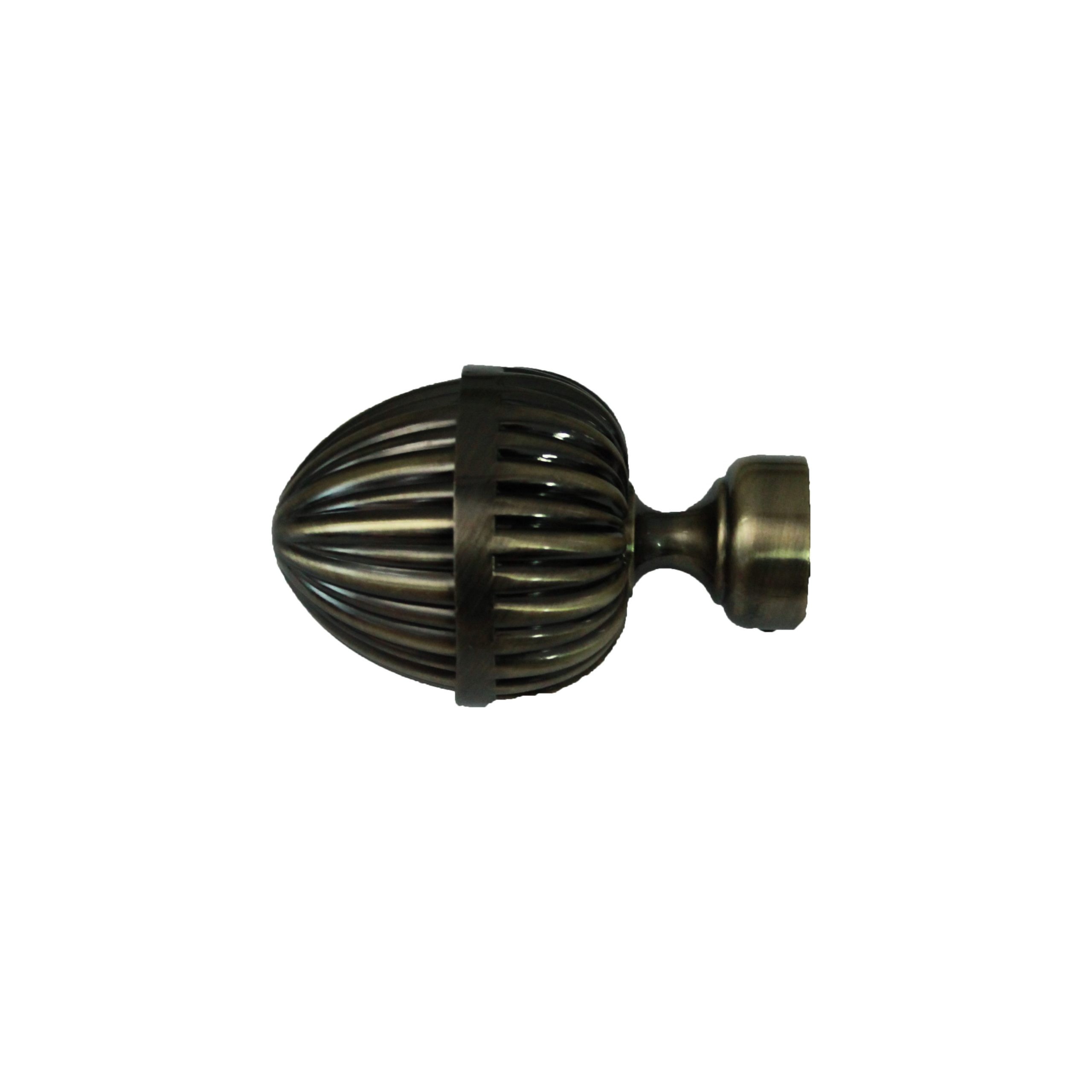 Cap ornamental FANETTO pentru galerii PRESTIGE25, diametru 25mm, Antik