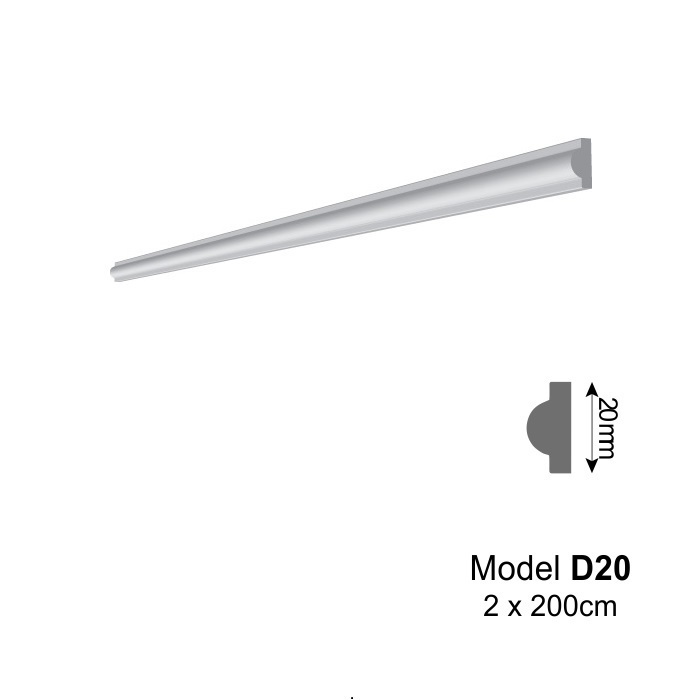 Plinta pentru tavan Vidella  D20