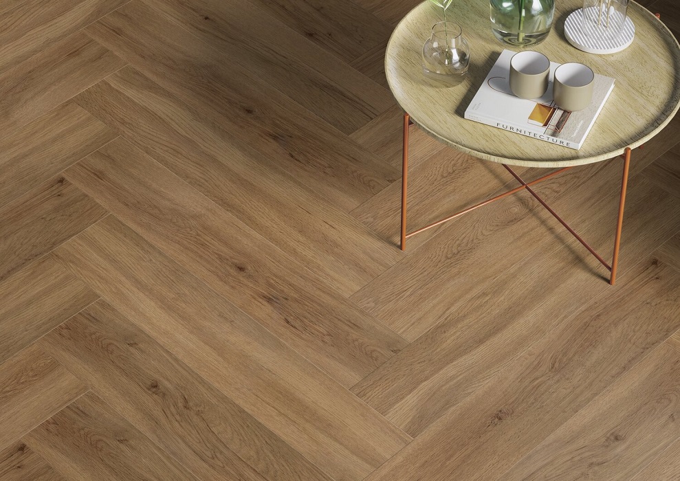 Pardoseala GERFLOR Rigid Acoustic, Creation 55 Herringbone, QUARTET, 0503