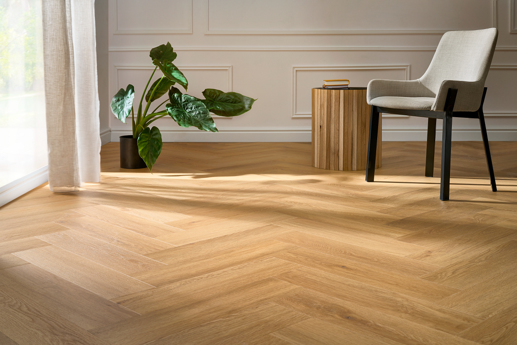 Pardoseala SPC ARBITON colecția Amaron Herringbone EIR, STEJAR MENOR, CAS 223