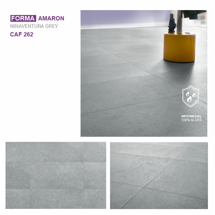 Pardoseala SPC ARBITON colecția AMARON FORMA, Ninaventura GREY, CAF 262