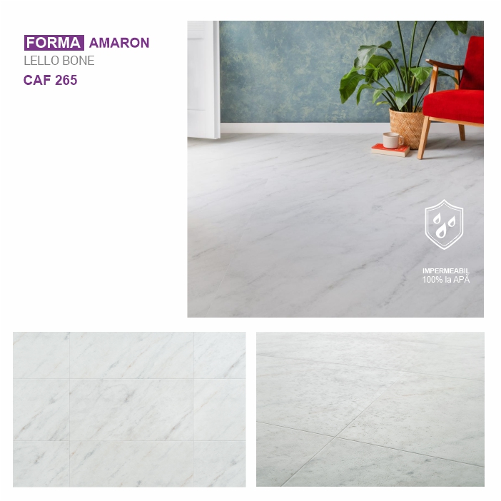 Pardoseala SPC ARBITON colecția AMARON FORMA, Lello BONE, CAF 265