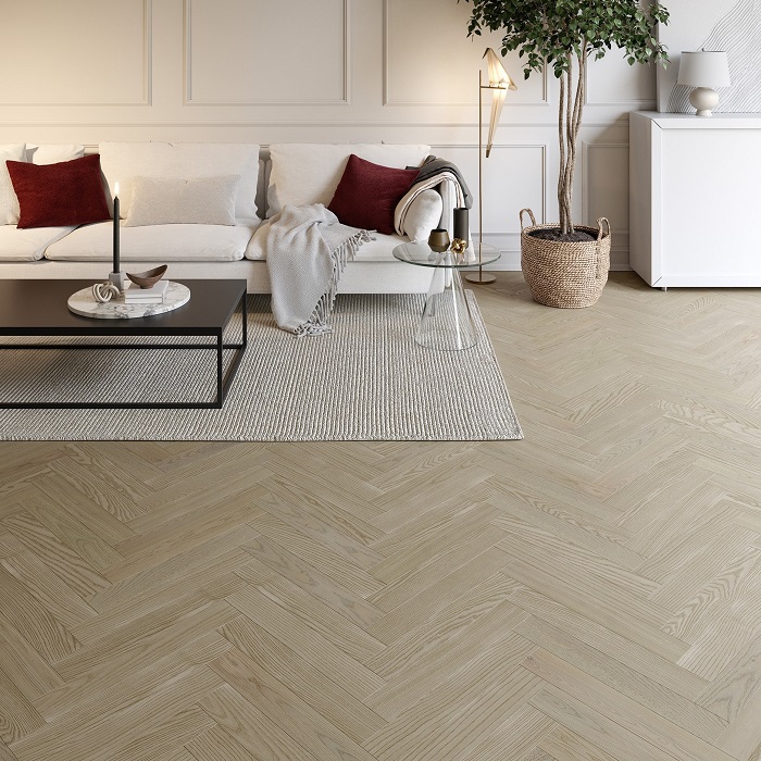 Parchet 24012, HERRINGBONE, Frasin