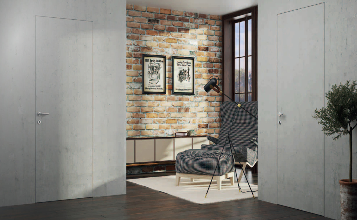 Uși FILOMURO cu cant din aluminiu, 60/ 70/ 80 cm x 230/240 cm