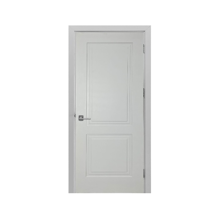 Межкомнатное дверное полотно Model-3, 80 см, серое