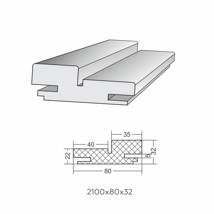 Toc la ușă email Terra Vellum, 0.5 buc