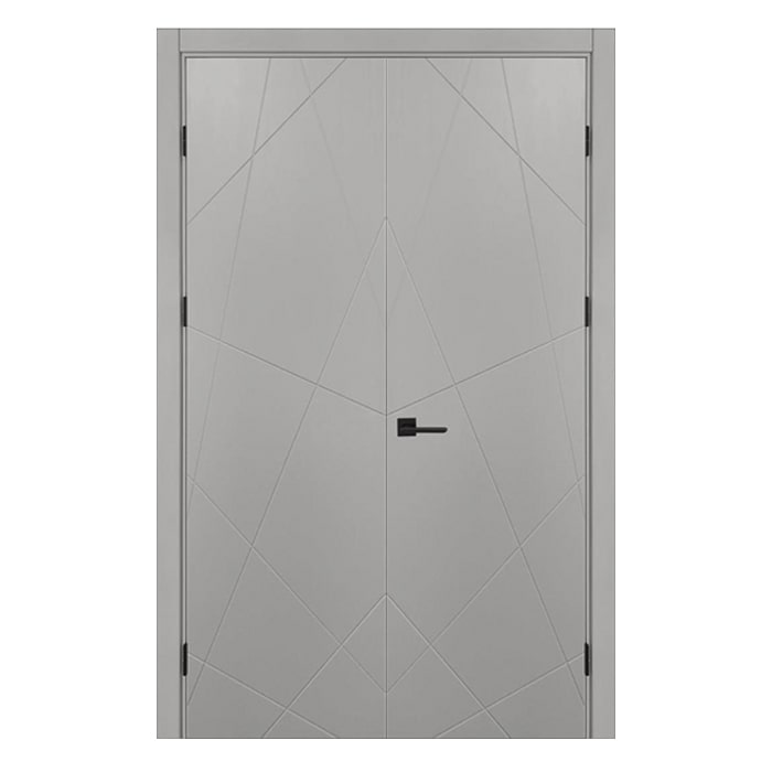 Set uși duble de interior Meridian gri