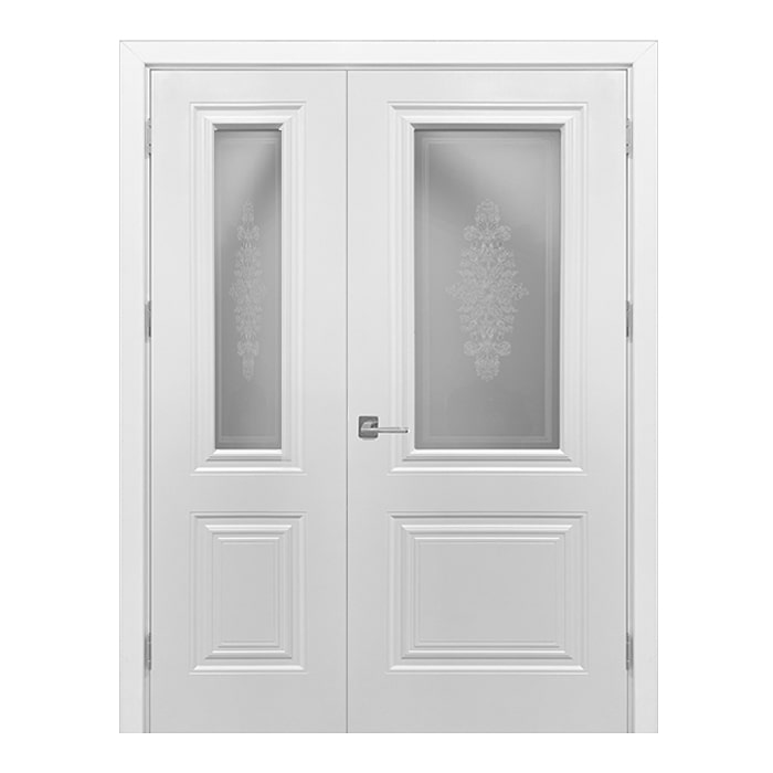 Set uși duble de interior cu sticlă, Kianti