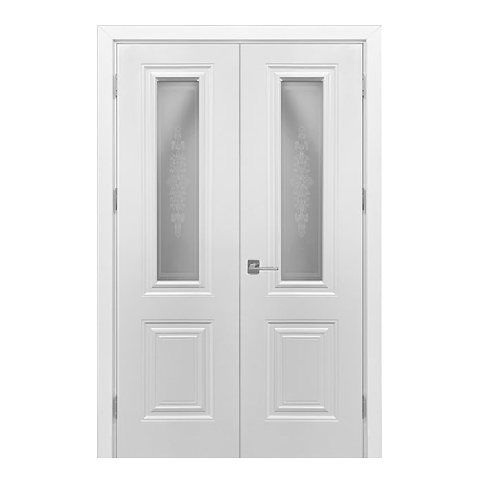 Set uși duble de interior cu sticlă, Kianti