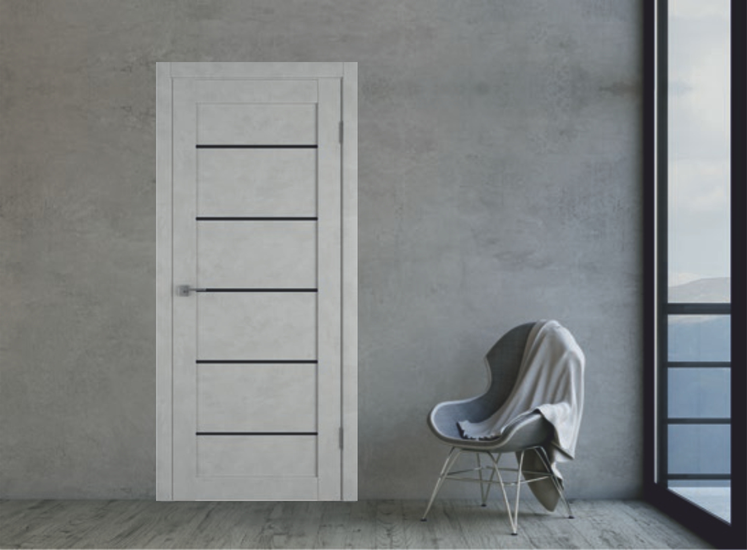 Set uși duble de interior, Atum Pro 27 Antic Loft BG