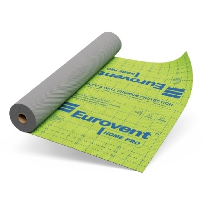 Membrana Eurovent HOME PRO, în trei straturi, permeabilă la vapori