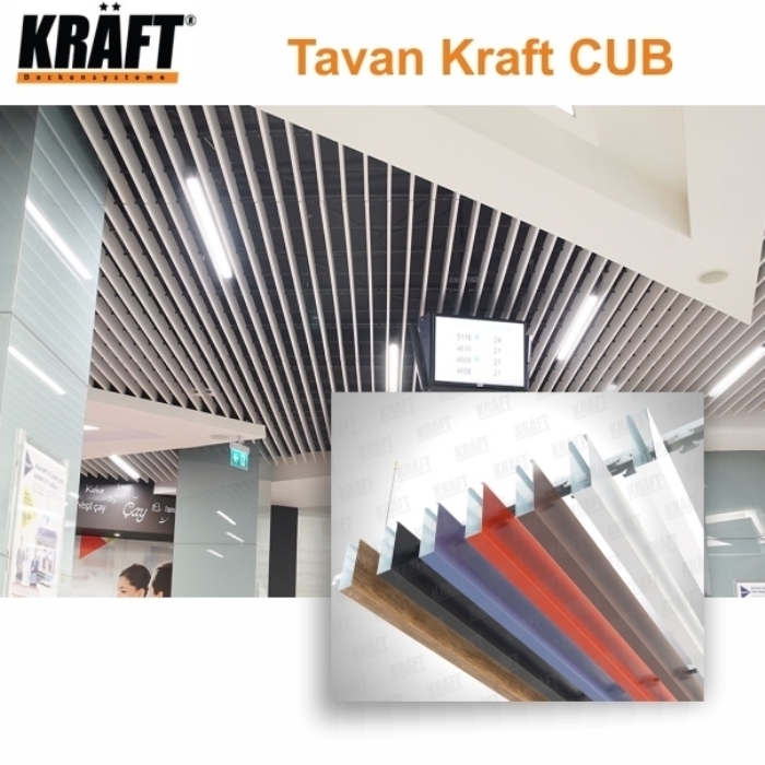 Tavane suspendate lamelare KRAFT CUB