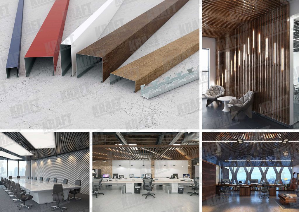 Tavane suspendate lamelare KRAFT CUB