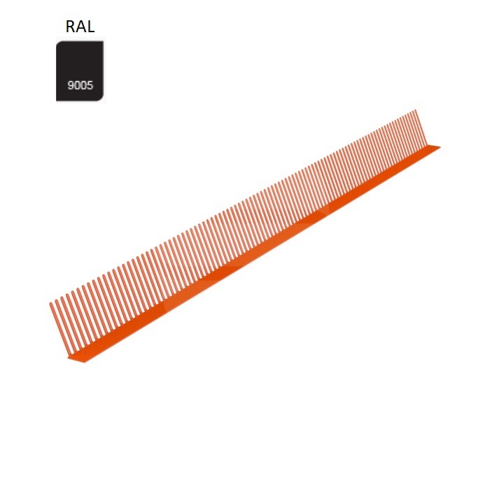 Pieptenele Eurovent COMB X - protecție de păsări, RAL 9005 Negru