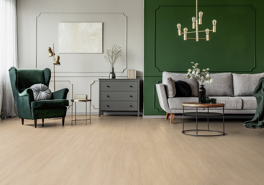 Pardoseala GERFLOR Rigid Acoustic, Senso Premium, COUNTRY BEIGE 1625