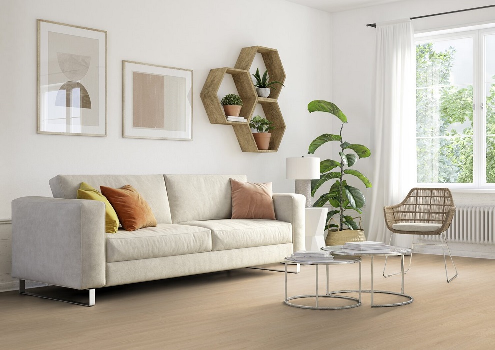 Pardoseala GERFLOR Rigid Acoustic, Senso Premium, COUNTRY BEIGE 1625