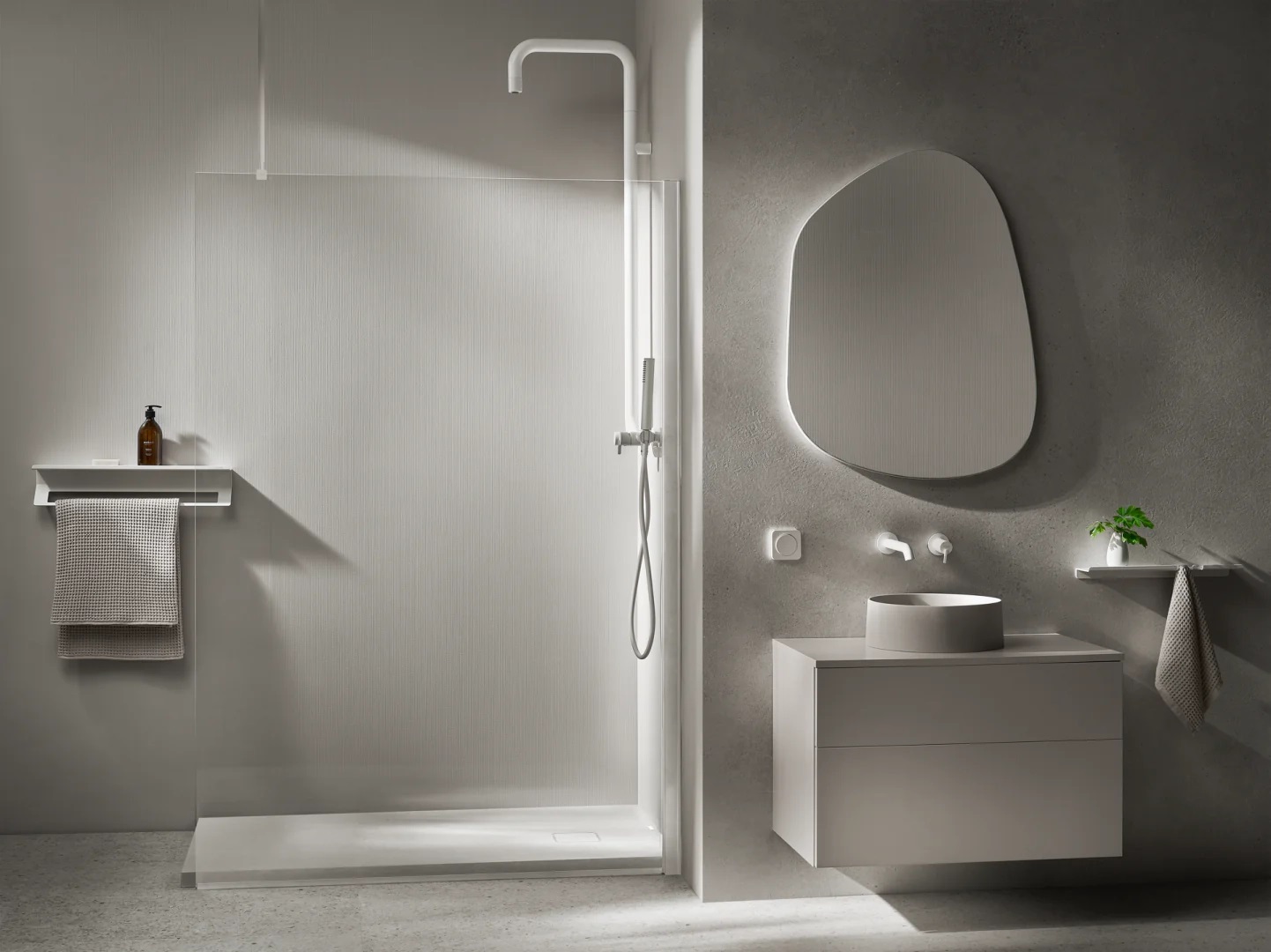 Panou de perete SPC Mono Grey WMS 541S (Made in EU)