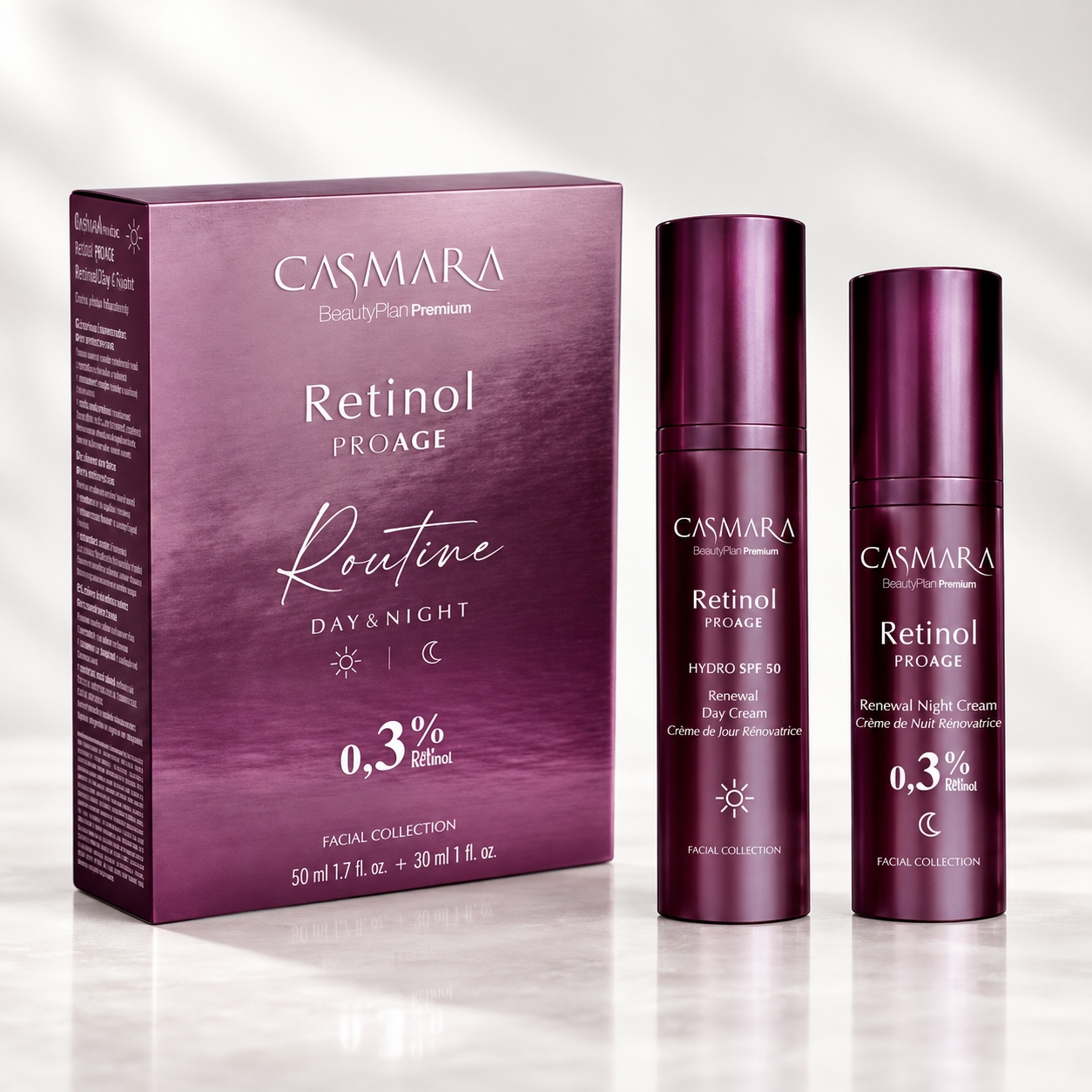 Ritual Retinol 0.3% – Îngrijire Zi & Noapte