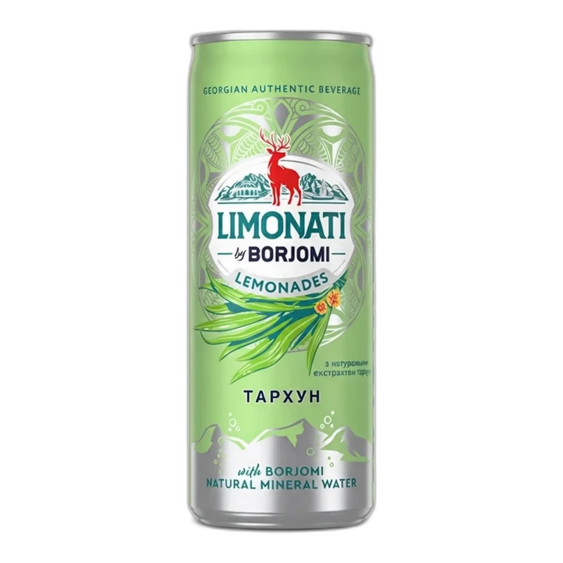 Лимонад Borjomi LIMONATI Тархун 0,33 л ж/б