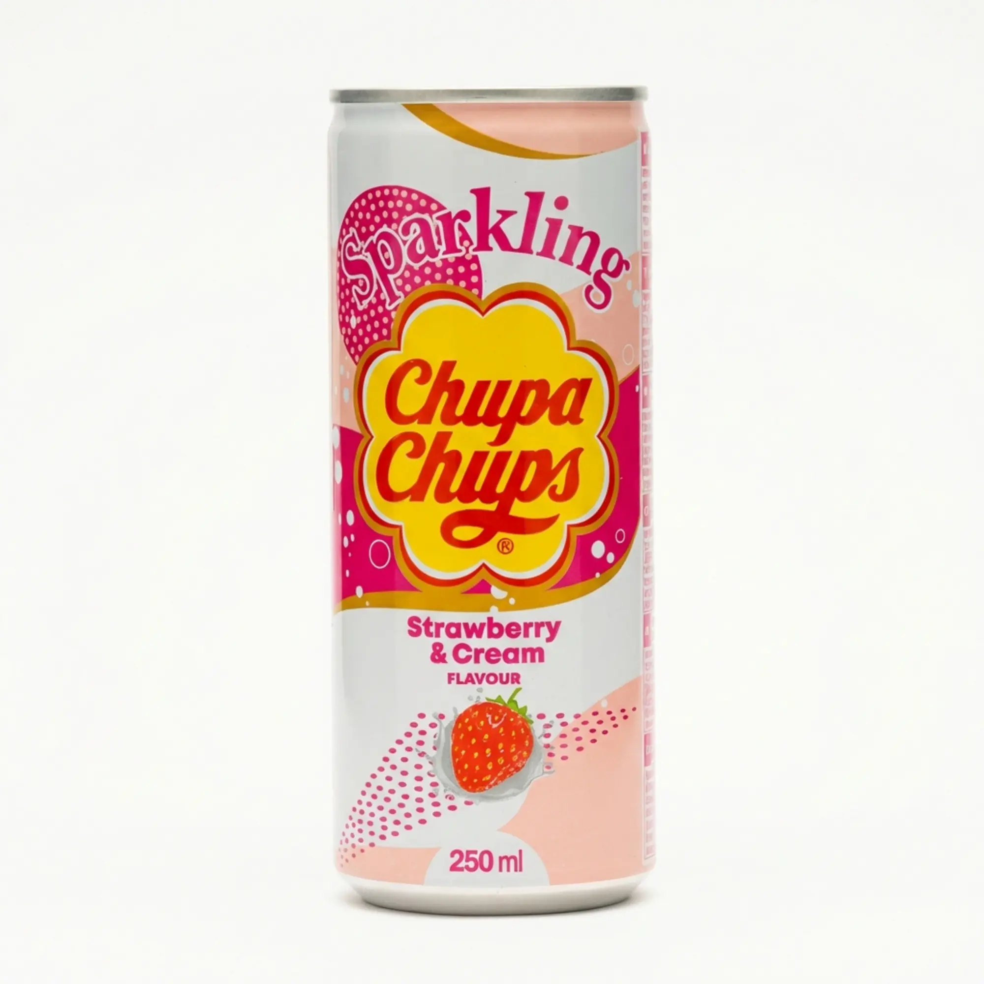 Bautura Carbogazoasa Chupa Chups Strawberry & Cream 250 ml