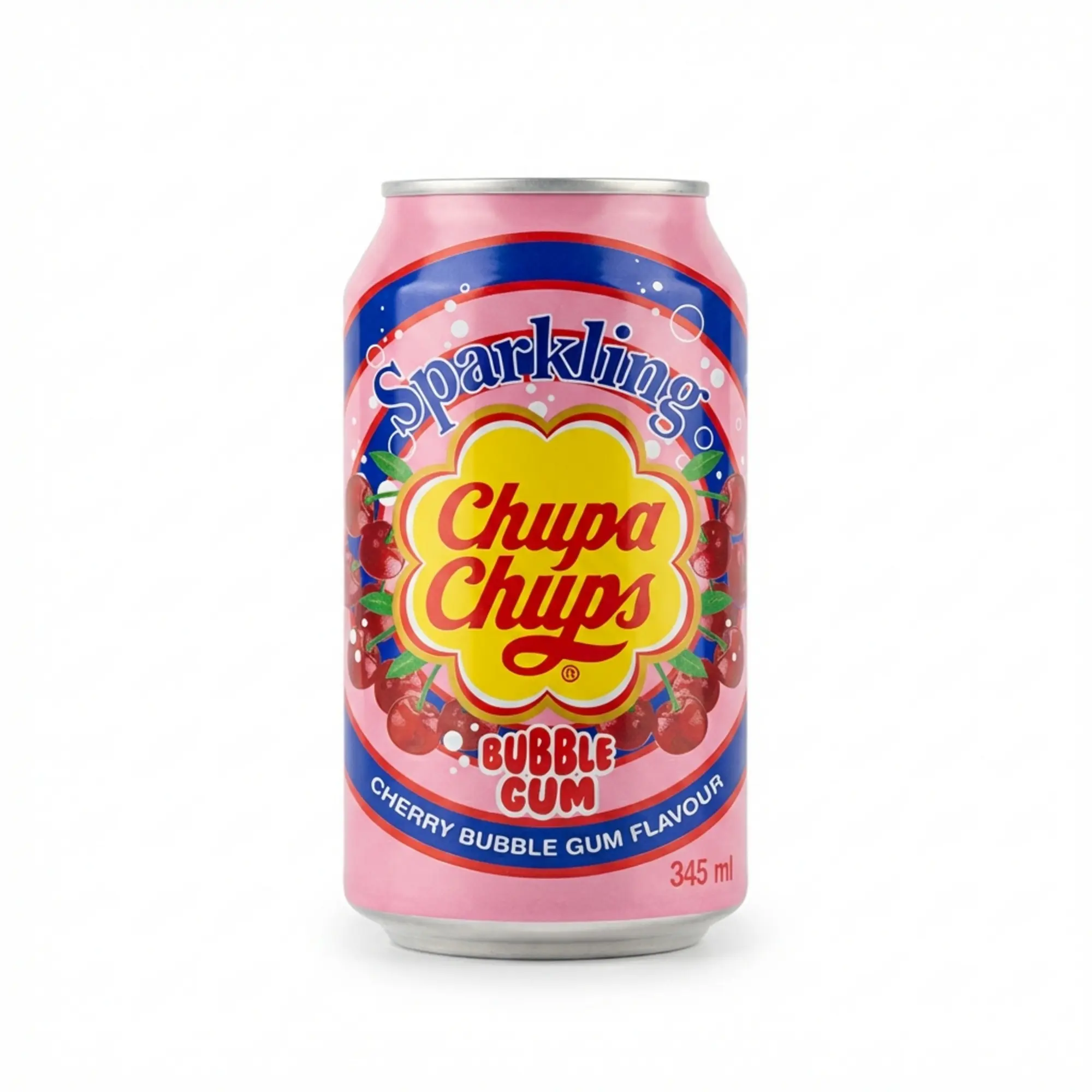 Bautura Carbogazoasa Chupa Chups Cherry Bubble Gum 345 ml