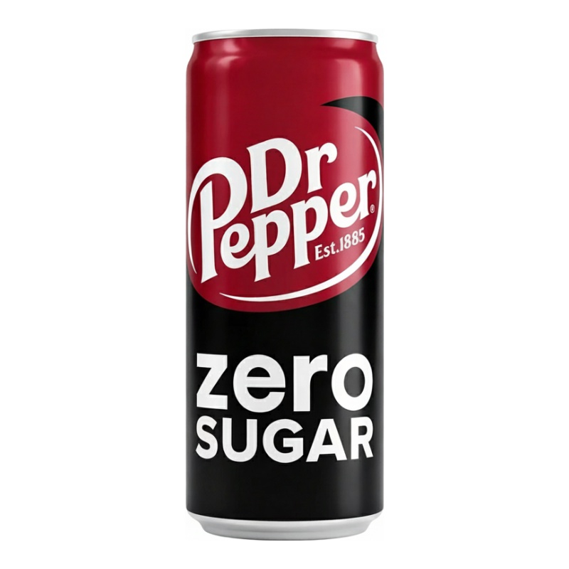 Газированный напиток Dr Pepper Zero Sugar 0.33L