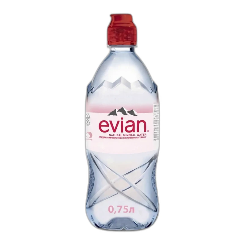 EVIAN» ВОДА МИНЕР. НЕГАЗ. sport 0,75L