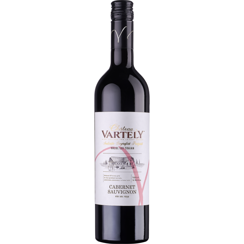 Vin rosu sec Chateau Vartely IGP Rosu 0,25L