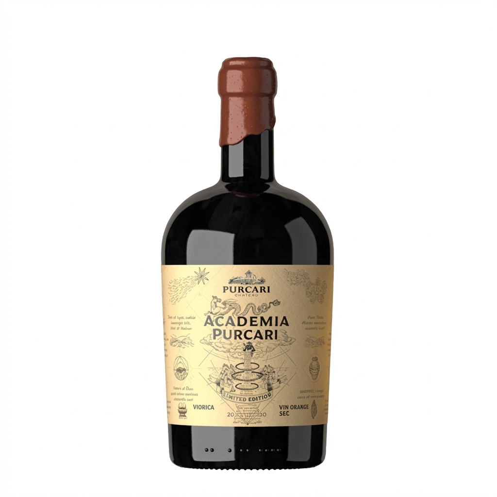 Vin alb sec Academia Purcari Viorica Orange 0,75L